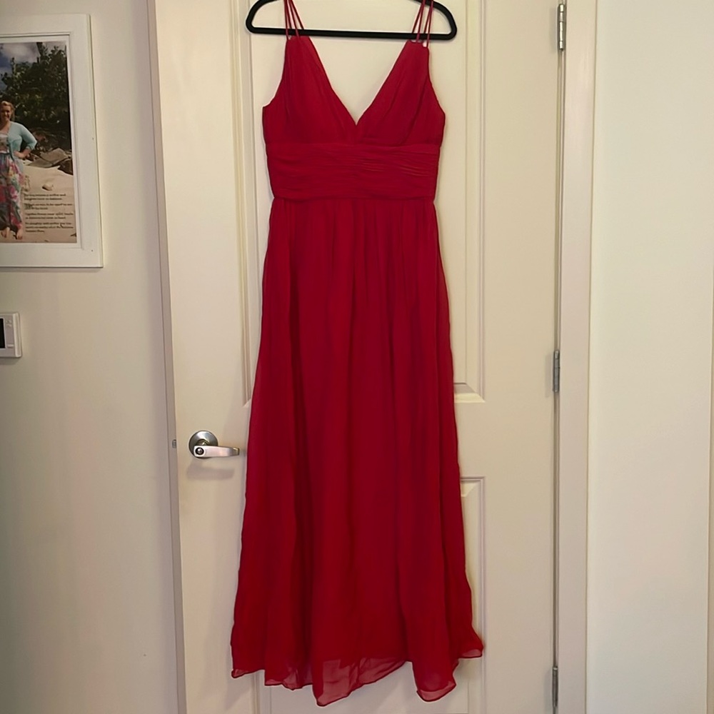 EUC size 10 sexy prom/formal red dress